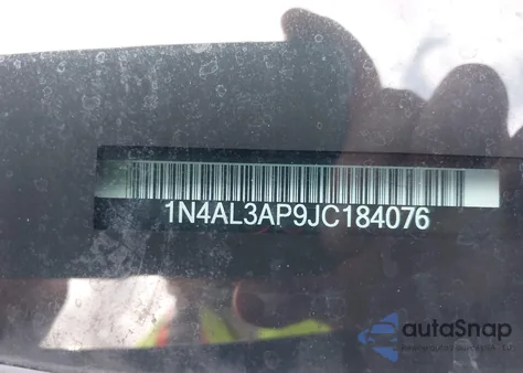 2018 Nissan Altima 2.5/S/Sv/Sl/Sr from USA, damaged, VIN 1N4AL3AP9JC184076